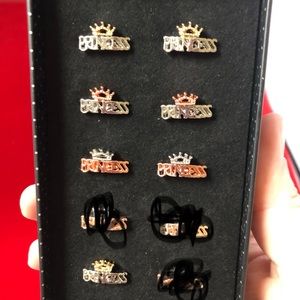 Box of princess rings